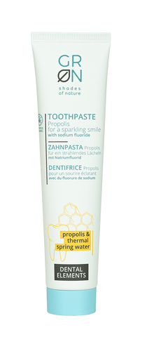 Toothpaste Propolis w/Thermal water, with fluoride 75ml - Dent Elements